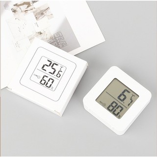 Máy Đo Nhiệt Độ Độ Ẩm Phòng Ngủ Nhiệt Ẩm Kế Treo Tường Mini Tiện Lợi Bảo Vệ Sức Khỏe Cho Bé