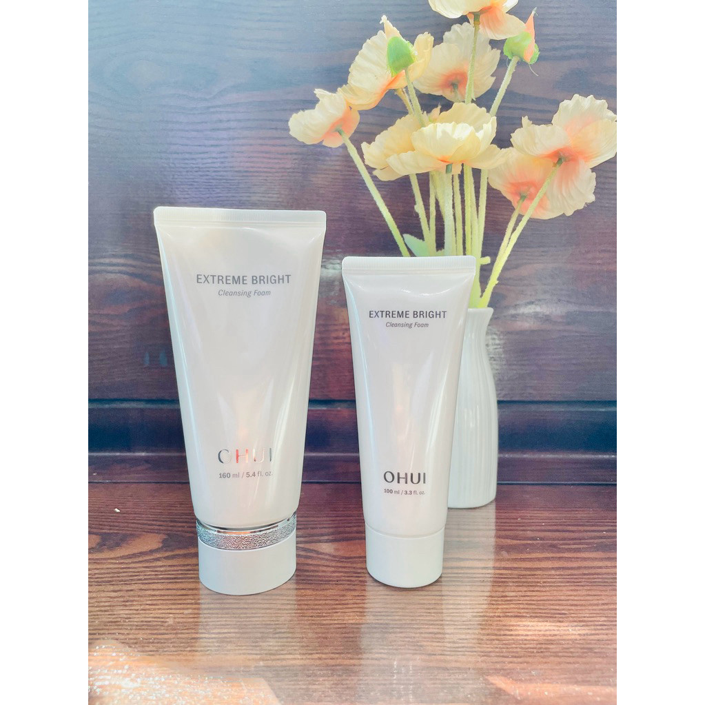 Set Sữa Rửa Mặt O.HUI Extreme Bright Cleansing Foam – Làm Sạch Sâu, Hỗ Trợ Dưỡng Sáng Da