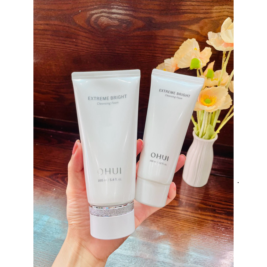Set Sữa Rửa Mặt O.HUI Extreme Bright Cleansing Foam – Làm Sạch Sâu, Hỗ Trợ Dưỡng Sáng Da