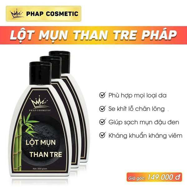 [Chính Hãng] Lột Mụn Than Tre Pháp Cosmetic 30g-200g - 1 Hộp