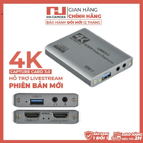Video capture card 3.0 - Bộ Chuyển Đổi 4K 1 Chiều HDMI Sang USB ...