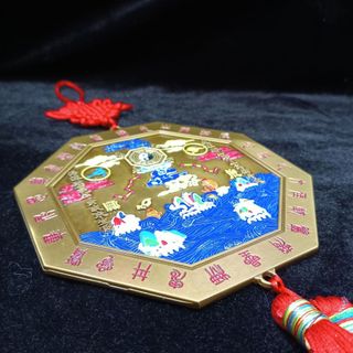 Gương Sơn Hải Trấn Phong Thủy 5cm,7cm,9cm,12cm, Trấn Trạch Ổn Định Trường Khí Trước Cửa  Giữ Lộc Bền Lâu Cho Chỗ Làm Ăn