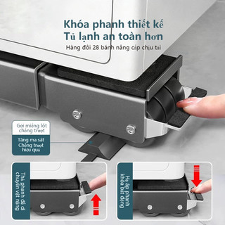 Dụng Cụ Đa Năng Gia Dụng, 2 Thanh Trượt Giá Đỡ Di Chuyển Đồ Nặng,Giá Đỡ Tủ Lạnh Máy Giặt