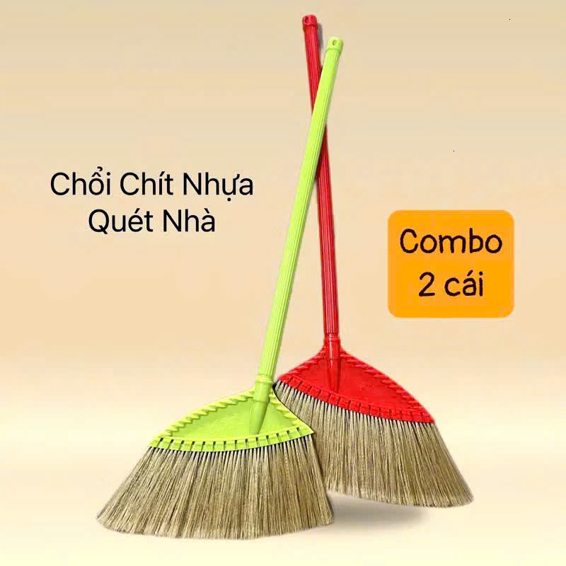 Chổi Cước Quét Nhà Siêu Sạch, Không Rụng Lông, Cán Nhựa Chắc Chắn, Bền Rẻ Đẹp MK110