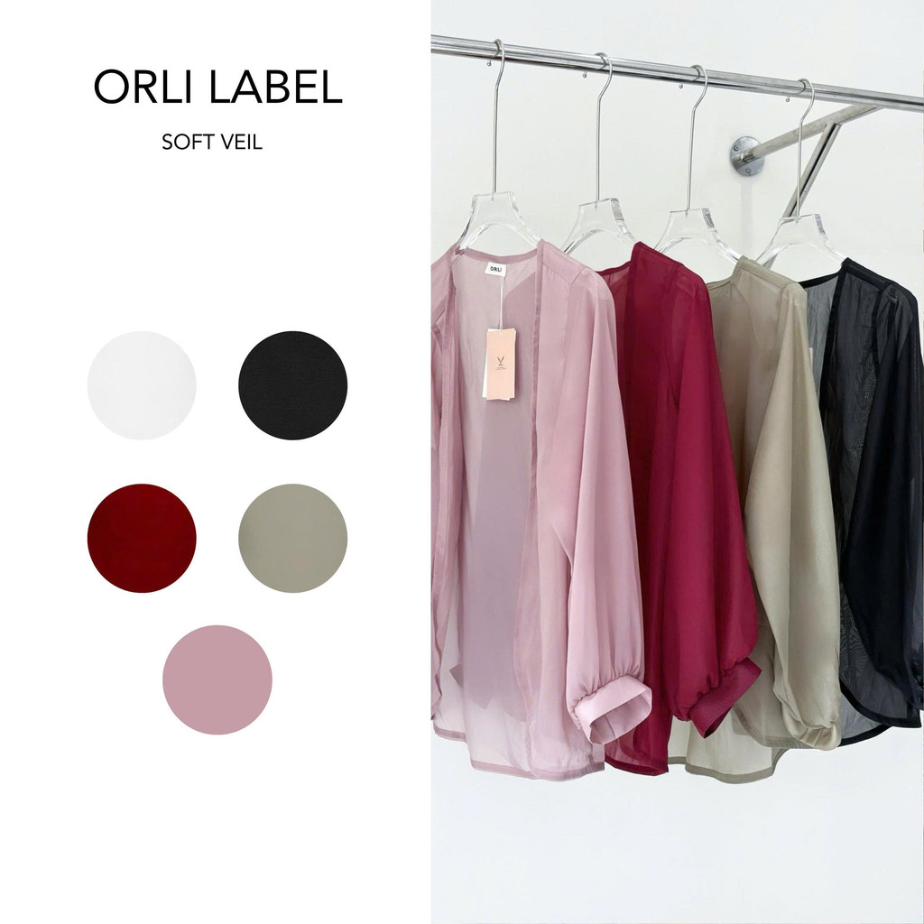 Orli Label | Soft Veil Shirt | Áo khoác oganza