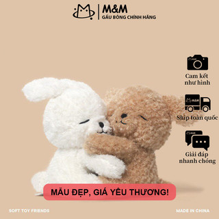 Gấu Bông Thị Trấn Ôm - Bộ Sưu Tập Ấm Áp Phiên Bản Siêu Mềm Dễ Thương, Bạn Đồng Hành Hoàn Hảo Cho Mọi Lứa Tuổi