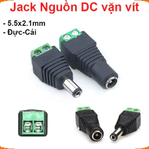 Jack nối nguồn DC 1A vặn vít