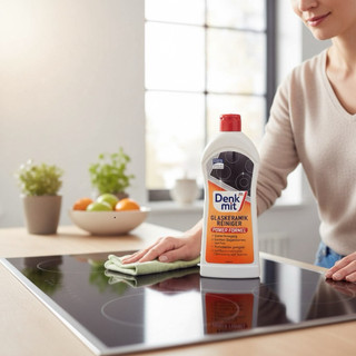 Dung Dịch Lau Bếp Kính Denkmit Đức 300ml – Tẩy Cặn Cháy, Dầu Mỡ, Bóng Sáng Bếp Từ & Hồng Ngoại