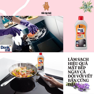 Dung Dịch Lau Bếp Kính Denkmit Đức 300ml – Tẩy Cặn Cháy, Dầu Mỡ, Bóng Sáng Bếp Từ & Hồng Ngoại