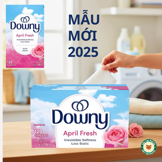 Giấy Sấy Thơm Downy April Fresh 120 Tờ – Hàng Mỹ Chính Hãng, Mềm Vải, Giảm Tĩnh Điện, Lưu Hương L