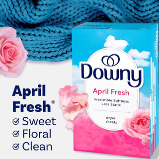 Giấy Sấy Thơm Downy April Fresh 120 Tờ – Hàng Mỹ Chính Hãng, Mềm Vải, Giảm Tĩnh Điện, Lưu Hương L