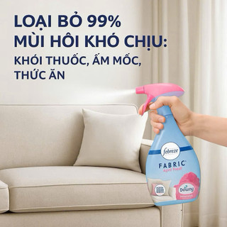 Xịt khử mùi vải Febreze Nhập khẩu Mỹ – Khử mùi 99%, thơm lâu 4–8h, dùng cho quần áo, sofa, rèm, thảm