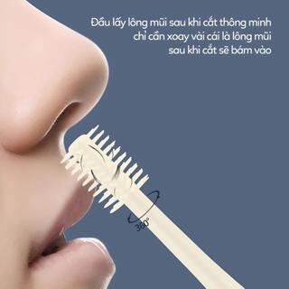 DAO CẮT LÔNG MŨI XOAY 360° | COMBO 2 HỘP 6 CÂY | DỤNG CỤ TỈA MŨI GIA ĐÌNH AN TOÀN TIỆN LỢI KHÔNG ĐAU