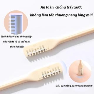 DAO CẮT LÔNG MŨI XOAY 360° | COMBO 2 HỘP 6 CÂY | DỤNG CỤ TỈA MŨI GIA ĐÌNH AN TOÀN TIỆN LỢI KHÔNG ĐAU