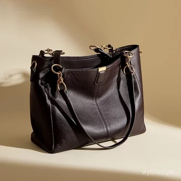 Women's Elegant Genuine Leather Tote Bag – Large
