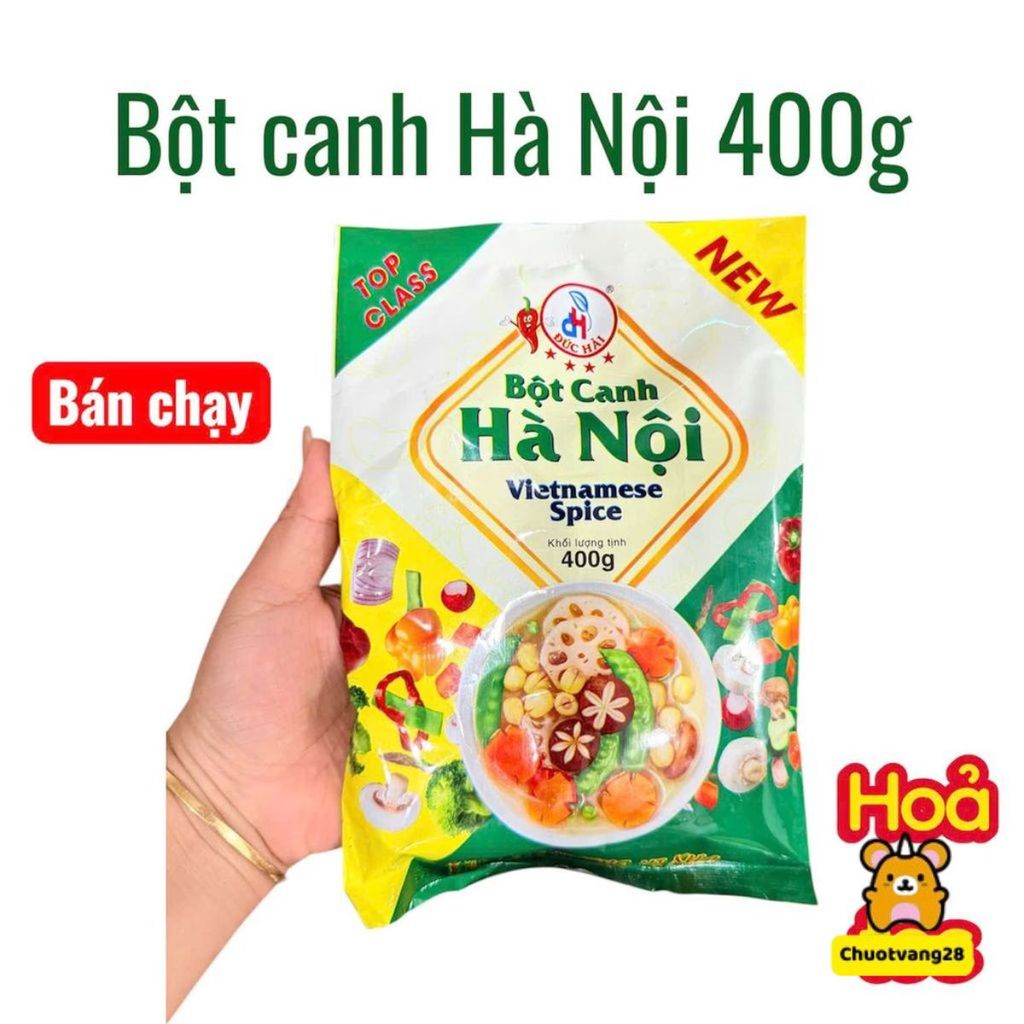 Muối Bột Canh Hà Nội Cao Cấp gói 400g Đức Hải Food - Hương vị đậm đà cho mọi món ăn thêm thơm ngon