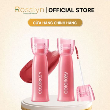 Son Watery tint không dính, son tint bóng COLORKEY dưỡng ẩm trong suốt mềm mại lâu trôi Rosslyn