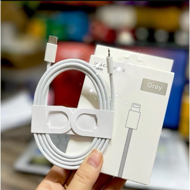 Cáp sạc nhanh 20w không nóng máy dây sạc bọc dù siêu nhanh dùng cho tất cả dòng máy từ 7 đến 14prm
