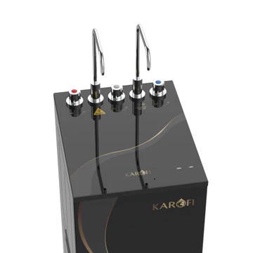 Máy lọc nước nóng lạnh Karofi KAD-D66S Pro - Hệ 11 lõi lọc công nghệ Smax - Bổ sung Hydrogen, ion-kiềm và khoáng chất