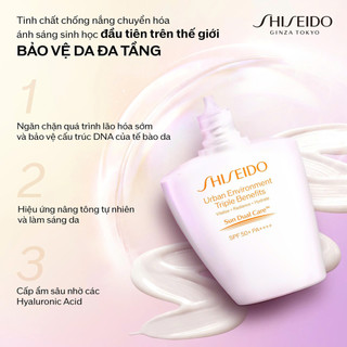 Combo Chống nắng GSC SPF50+ Perfect Sun Protector Lotion 50ml & Urban Environment Triple Beauty Emulsion PA++++ 30ml
