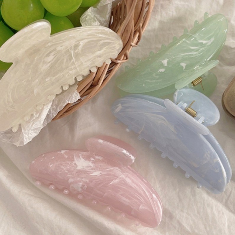 Kẹp Tóc Càng Cua Flora Ombre – Phụ Kiện Tóc Nữ Tinh Tế và Hiện Đại