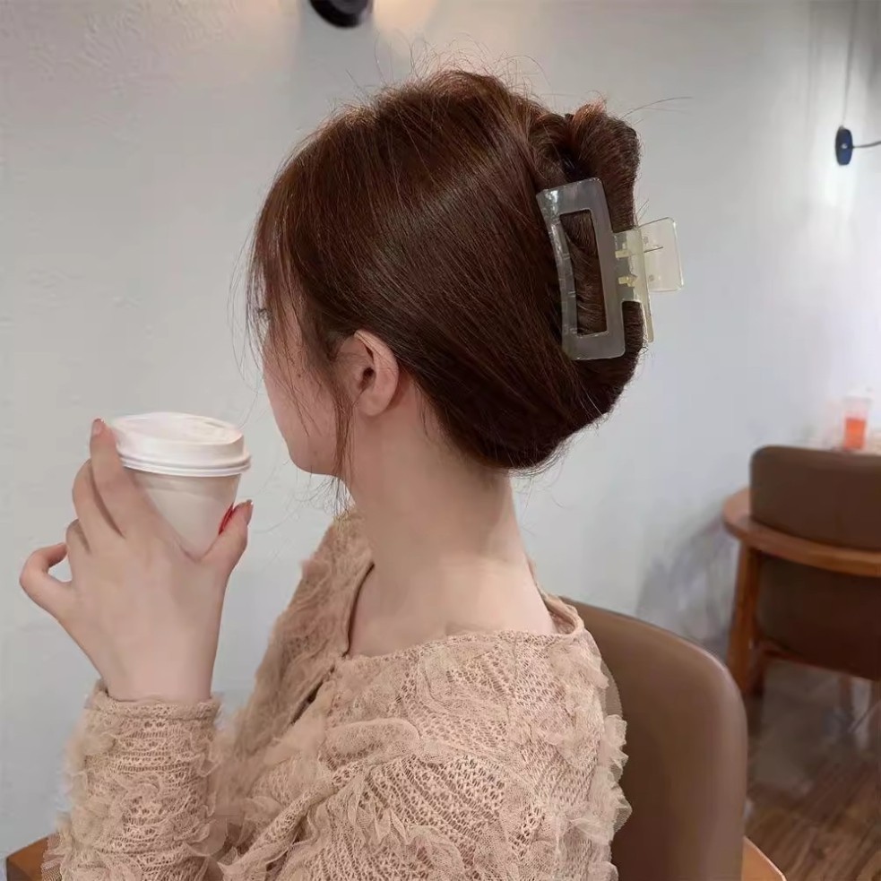 Kẹp Tóc Càng Cua Hình Chữ Nhật Phong Cách Hàn Quốc – Phụ Kiện Tóc Nữ Đầy Phong Cách