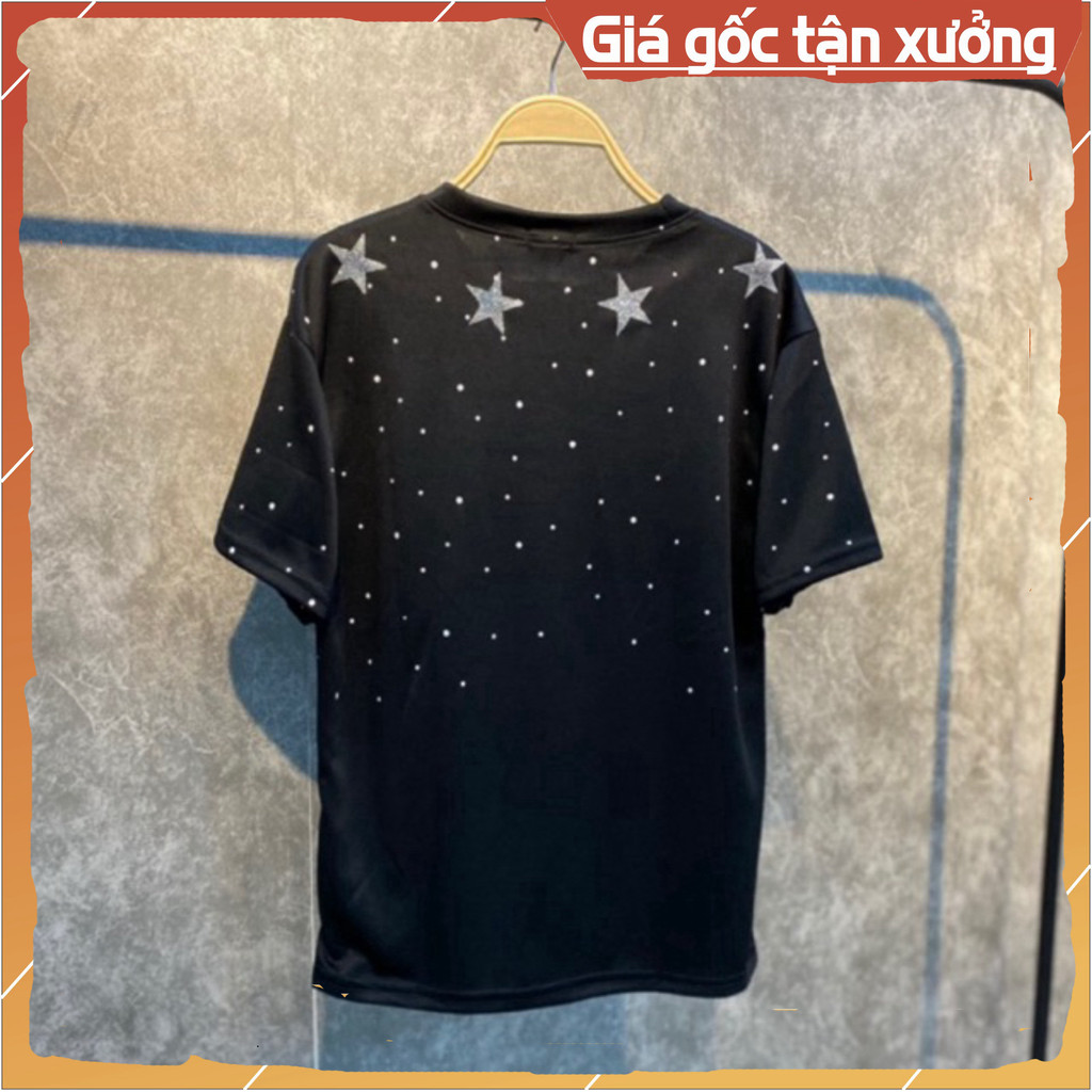 Áo thun nam nữ ngôi sao  unisex form rộng, áo phông tay lỡ Sinsoledad chất cotton 4 chiều mẫu mới 2026