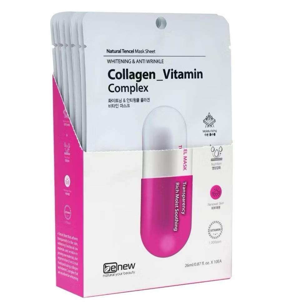 Đắp mặt nạ cao cấp trắng da, cấp ẩm, chống lão hoá BENEW Vitamin Complex 26ml