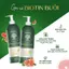 Cặp Dầu Gội Xả Bưởi Biotin Voudioty Giảm Rụng Tóc, Kích Mọc, Phục Hồi Tóc Hư Tổn