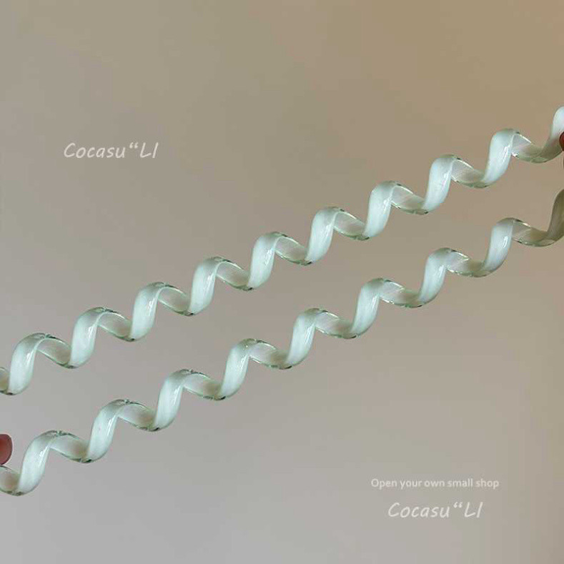 Set 4 / 6 / 9 / 1 Cái Đàn Hồi Trong Suốt Xoắn Ốc Tóc Dây Đuôi Ngựa Tóc Vòng Cao Su Mũ Đội Đầu