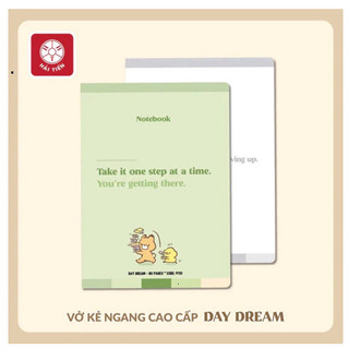 Vở kẻ ngang Day Dream 80/120/200 trang – Vở học sinh, bìa pastel cao cấp, notebook ghi chép