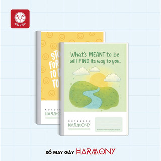 Vở kẻ ngang Harmony A4 200 trang – Có lề tiện ghi chú, phù hợp học sinh sinh viên