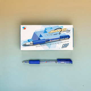 Combo 20/10 bút bi Thiên Long TL-025 ngòi 0.8mm – Bút bi nét to, tấm đệm mềm, viết êm tay