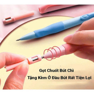 Bút chì kim cá heo 2B 2.0mm – Viết êm, ngòi to chống gãy, phù hợp học sinh