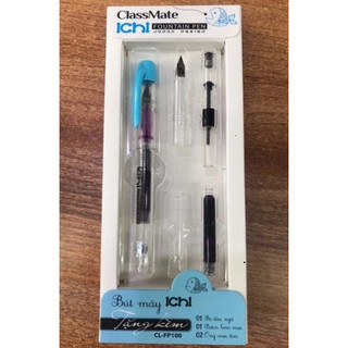 Bút máy Classmate ICHI CL-FP100 chính hãng – Viết êm, kèm ngòi dự phòng và 2 ống mực
