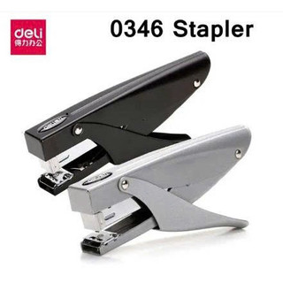 Dập ghim Deli E0346 cầm tay – Dập mạnh, bền đẹp, ghim tối đa 30 tờ