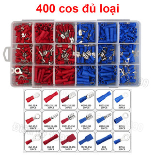 Hộp đầu cos đủ loại, cos ghim, nhét, Y, tròn, nối T, xoắn tiện dụng