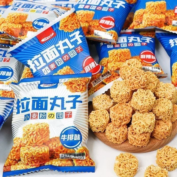 Bánh mì Ramen Liuxiang, Mì giòn, Đồ ăn vặt thông thường, Đồ ăn vặt khi xem phim, Đồ ăn vặt phồng, Thực phẩm viên nhỏ