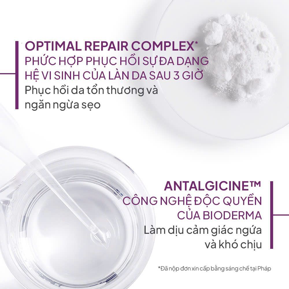 Kem phục hồi da tổn thương và ngăn ngừa sẹo Bioderma Cicabio Crème+ 40ml
