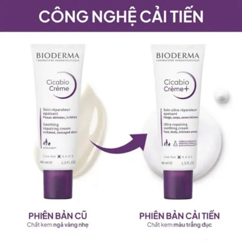 Kem dưỡng Bioderma Cicabio Creme | Kem dưỡng cấp ẩm phục hồi và làm dịu da