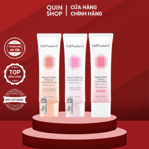 Kem Chống Nắng Nâng Tone Cell Fusion C Dark Spot Toning, Aqua, Brightening Tone Up Sunscreen