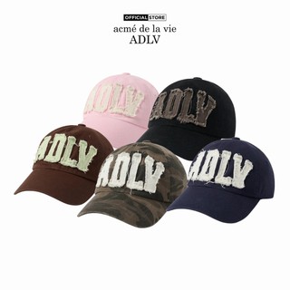 Mũ bóng chày ADLV APPLIQUE EMBO màu Đen/Nâu/Xanh Navy/Camo/Hồng - Hàng chính hãng
