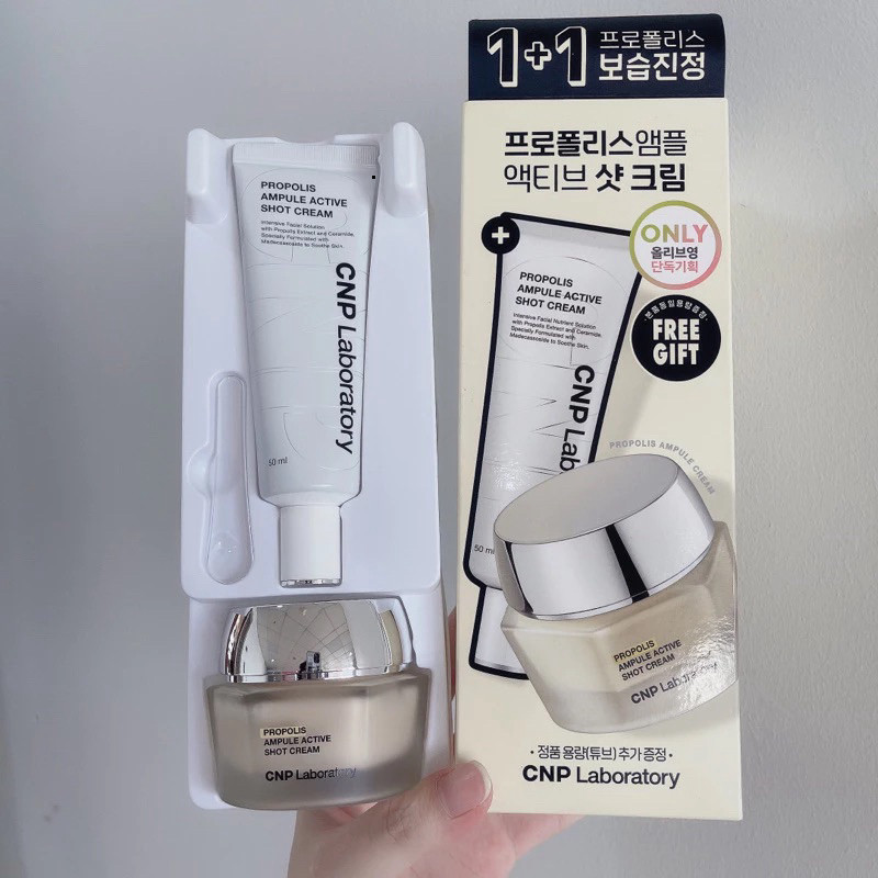 Kem dưỡng keo ong CNP Laboratory Propolis Ampule Active Shot Cream