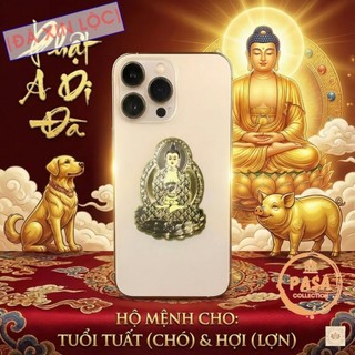 < rước lộc > [ĐÃ XIIN LỘC] Miếng Dán Điện Thoại 8 Vị Phật Bản Mệnh Phù Hợp Cho 12 Con Giáp