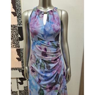 Đầm dự tiệc không tay hoa vnxk dư LAURA