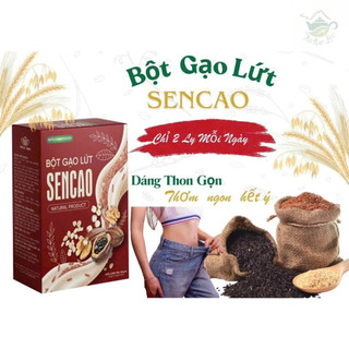 ✅ Bột Gạo Lứt Sencao [Chính Hãng Cao Cấp] ✅ Bột gạo lứt giảm cân tiêu mỡ an toàn bữa ăn phụ hoàn hảo cho nàng Hộp 15 Gói