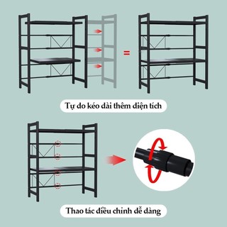 Kệ Lò Vi Sóng điều chỉnh kích thước 2/3 tầng- Kệ Thông Minh Để Lò Vi Sóng ,Kệ Để Đồ Nhà Bếp Đa Năng