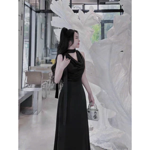 Set váy dự tiệc , đi chơi áo sát nách cổ đổ váy dài kèm đai cổ dáng váy xòe dài chất tuyết nhung sang trọng