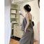 Set bộ 2 dây mix quần dài suông rộng chất chéo hàn mang phòng cách hàn quốc SHOPBOSTORE Luna