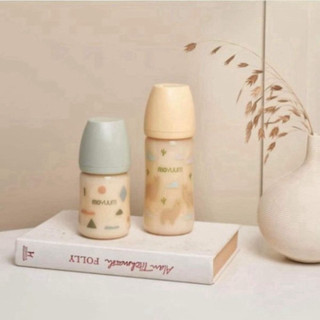 Bình Sữa Moyuum Hàn Quốc PPSU Chịu Nhiệt Van Khí Chống Sặc Giảm Đầy Hơi 170ml 270ml [ Tặng 1 Núm ]